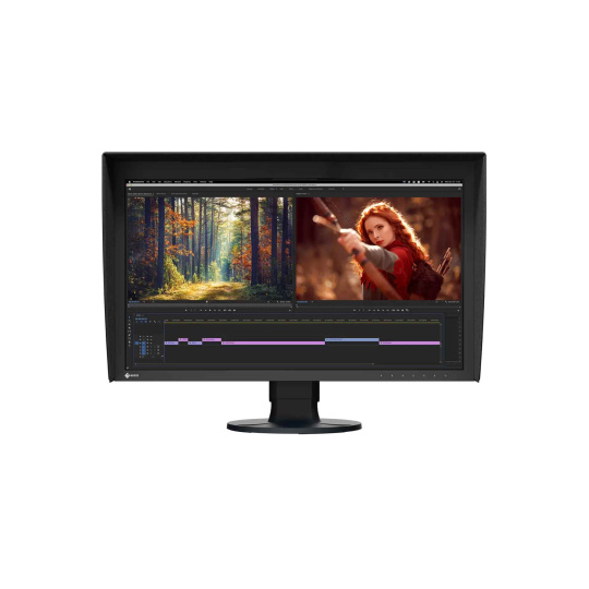 EIZO MT 27" CG2700X ColorEdge, IPS, 3840x2160, 10-bit, 500nit, 1450:1, 13ms, USB-C, DP, HDMI, USB, LAN, autokalibrace