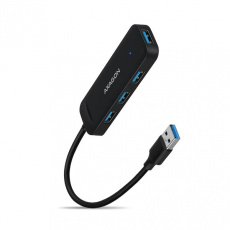 AXAGON HUE-L1A, 4x USB 3.2 Gen 1 TRAVEL hub, kabel USB-A 20cm AXAGON HUE-L1A, 4x USB 3.2 Gen 1 TRAVEL hub, kabel USB-A 20cm