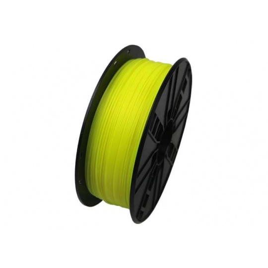 GEMBIRD Tlačová struna (filament) PLA, 1,75 mm, 1 kg, fluorescenčná, žltá