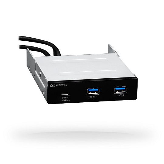 CHIEFTEC MUB-3003C, predný panel s 1x USB typu C a 2x USB typu A CHIEFTEC MUB-3003C, predný panel s 1x USB typu C a 2x USB typu A