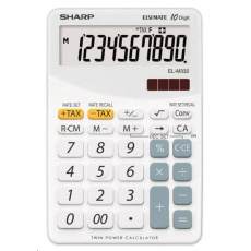 SHARP kalkulačka - EL-M332BWH - bílá SHARP kalkulačka - EL-M332BWH - bílá