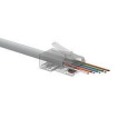 Solarix Univerzální EASY konektor RJ45 CAT6 UTP 8p8c na drát i licnu / 100 ks SXRJ45-6-UTP-EASY