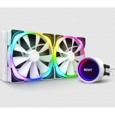 Vodný chladič NZXT Kraken X63 RGB / 2x 140mm ventilátor / LGA 2066/2011(-3)/1366/1156/1155/1151/1150/AM4/ biela