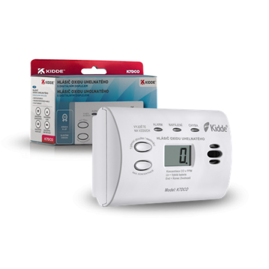 Kidde  K7DCO detektor CO s displejem