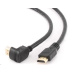 GEMBIRD Kabel HDMI - HDMI 90°, 4K 60Hz, 3m, černá