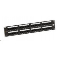 Solarix Patch panel 48 x RJ45 CAT6 UTP 350 MHz čierny 2U SX48-6-UTP-BK