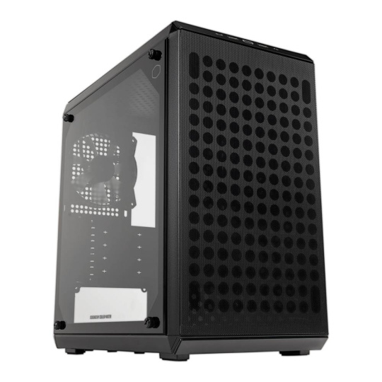 Cooler Master case MasterBox Q300L V2, mATX, Průhledná bočnice, 1x 120mm Fan, Černá