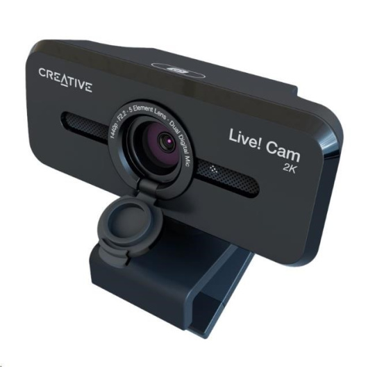 Creative LIVE! CAM SYNC V3, webkamera, 2K QHD, 4x dig. zoom, mikrofony