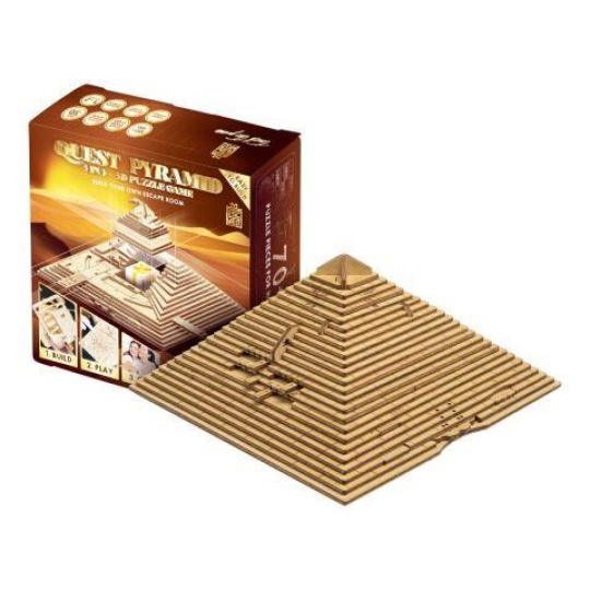 EscapeWelt 3D dřevěná skládačka hlavolamu Pyramida EscapeWelt 3D dřevěná skládačka hlavolamu Pyramida