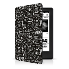 CONNECT IT Pouzdro pro Amazon Kindle Paperwhite 2024, doodle černá