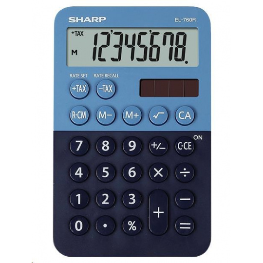 SHARP kalkulačka - EL760RBBL - Stolní kalkulátor